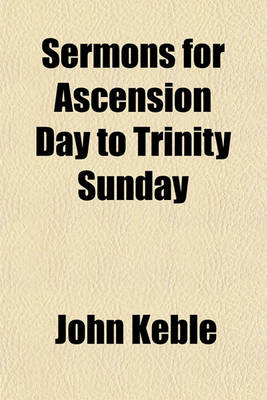 Book cover for Sermons for Ascension Day to Trinity Sunday