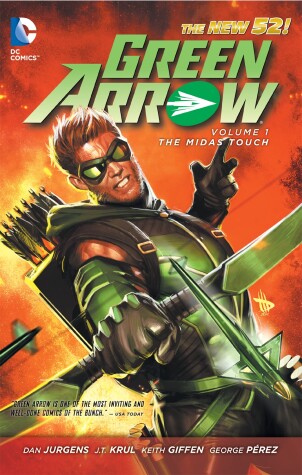 Book cover for Green Arrow Vol. 1: The Midas Touch (The New 52)