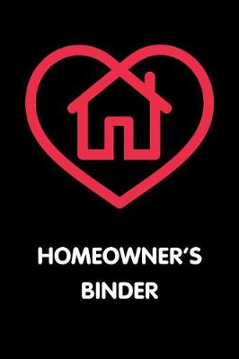 Book cover for Homeowner's Binder