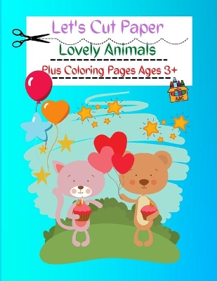 Book cover for Let's Cut Paper Lovely Animals