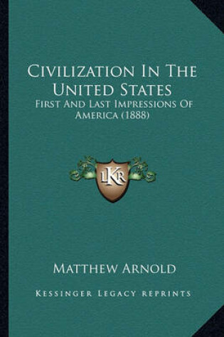 Cover of Civilization in the United States Civilization in the United States