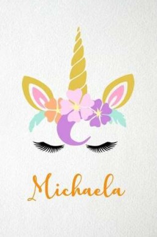 Cover of Michaela A5 Lined Notebook 110 Pages