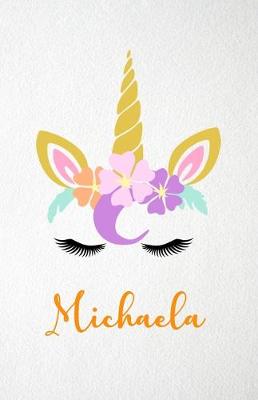 Book cover for Michaela A5 Lined Notebook 110 Pages