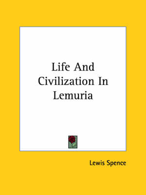 Book cover for Life and Civilization in Lemuria