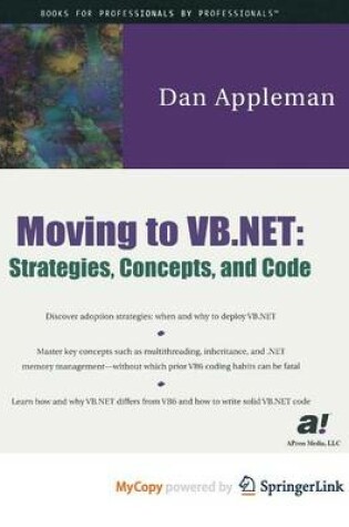 Cover of Moving to VB.NET