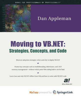 Book cover for Moving to VB.NET