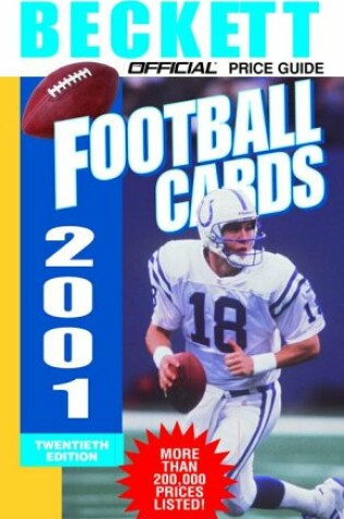 Cover of The Official 2001 Price Guide to Football Cards