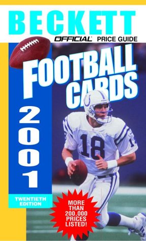 Book cover for The Official 2001 Price Guide to Football Cards
