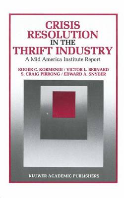 Cover of Crisis Resolution in the Thrift Industry