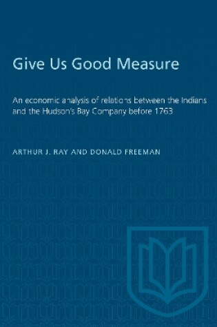 Cover of Give Us Good Measure