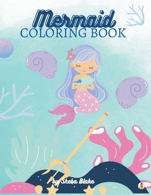 Book cover for Mermaid Coloring Book for Kids Ages 6-12