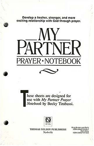 Book cover for My Partner Prayer Notebook