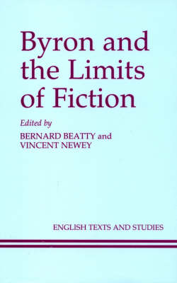 Book cover for Byron and the Limits of Fiction