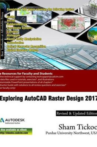 Cover of Exploring AutoCAD Raster Design 2017