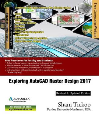 Book cover for Exploring AutoCAD Raster Design 2017