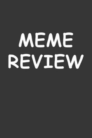 Cover of Meme Review Notebook