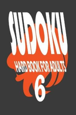 Cover of sudoku hard book for adults 6