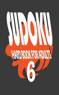 Book cover for sudoku hard book for adults 6