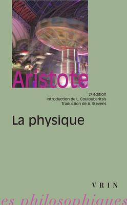 Book cover for Aristote: La Physique