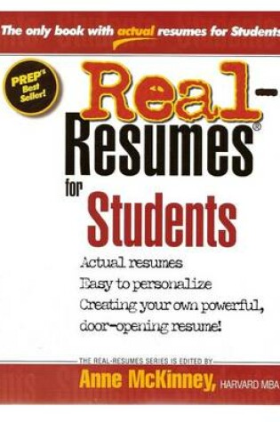 Cover of Real-Resumes for Students