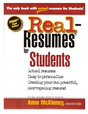 Book cover for Real-Resumes for Students
