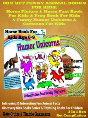 Book cover for Box Set Children's Books: Horse Picture Books for Kids - Frog Picture Book - Dog Humor & Dog Cartoon