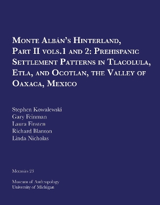 Cover of Monte Alban's Hinterland, Part II