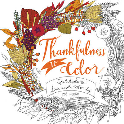 Book cover for Thankfulness to Color