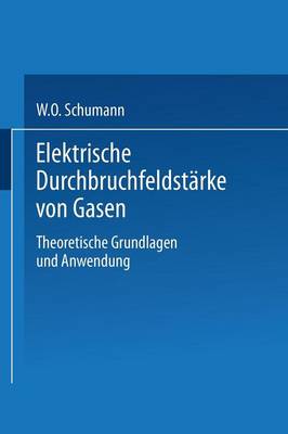 Book cover for Elektrische Durchbruchfeldstarke Von Gasen