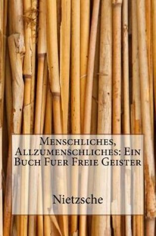 Cover of Menschliches, Allzumenschliches