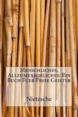 Book cover for Menschliches, Allzumenschliches