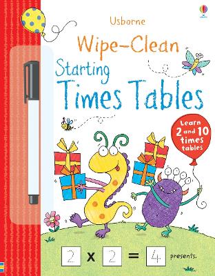 Book cover for Wipe-clean Starting Times Tables