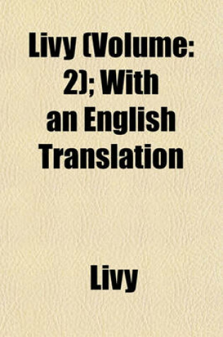 Cover of Livy (Volume