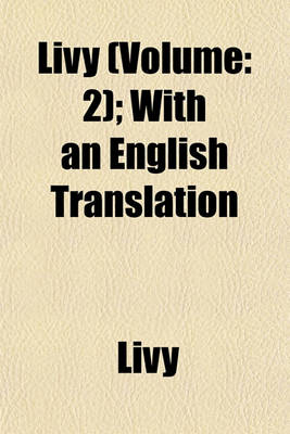 Book cover for Livy (Volume