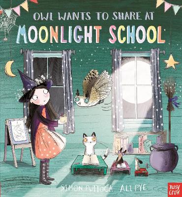 Book cover for Owl Wants to Share at Moonlight School
