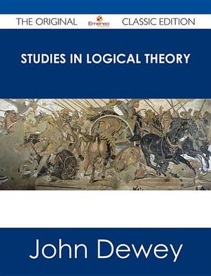 Book cover for Studies in Logical Theory - The Original Classic Edition