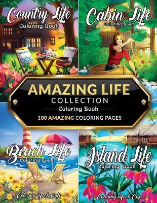 Book cover for Amazing Life Collection Coloring Book