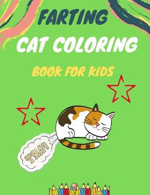 Cover of Farting cat coloring book for kids