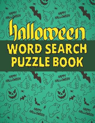 Book cover for Halloween Word Search Puzzle Book