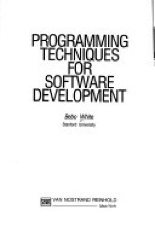 Cover of Programming Techniques for Software Development