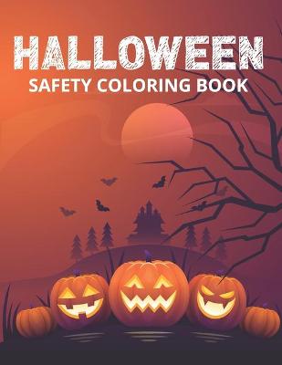 Book cover for Halloween Safety Coloring Book