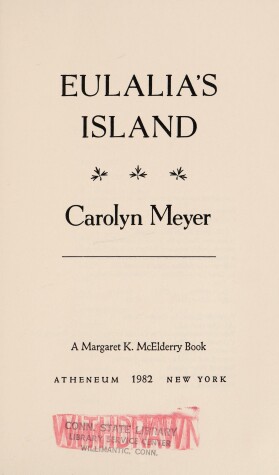 Book cover for Eulalia's Island