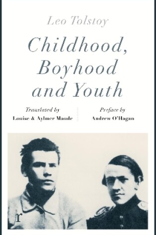 Cover of Childhood, Boyhood and Youth (riverrun editions)