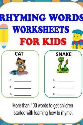 Cover of Rhyming Words Worksheets