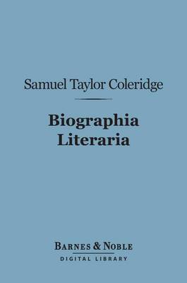 Book cover for Biographia Literaria (Barnes & Noble Digital Library)