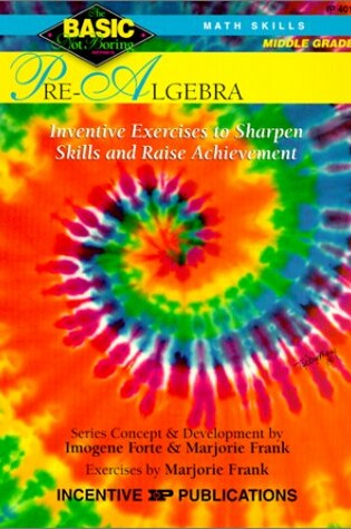 Cover of Pre-Algebra Basic/Not Boring 6-8+