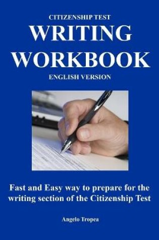 Cover of Citizenship Test Writing Workbook (English Version)