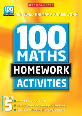 Book cover for 100 Maths Homework Activities for Year 5