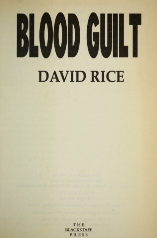 Cover of Blood Guilt