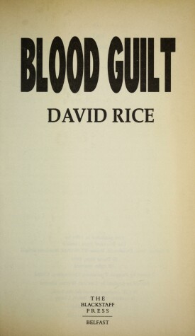 Book cover for Blood Guilt